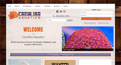 Desktop Screenshot of carolinaaquatics.com